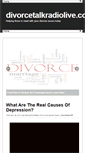 Mobile Screenshot of divorcetalkradiolive.com